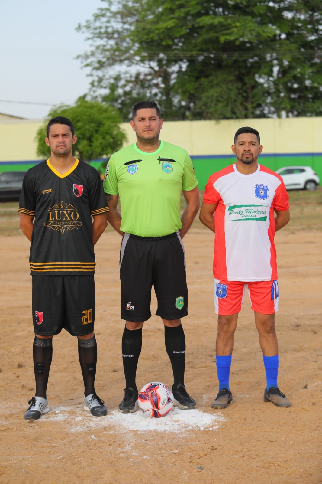 Arbitro e Capitães